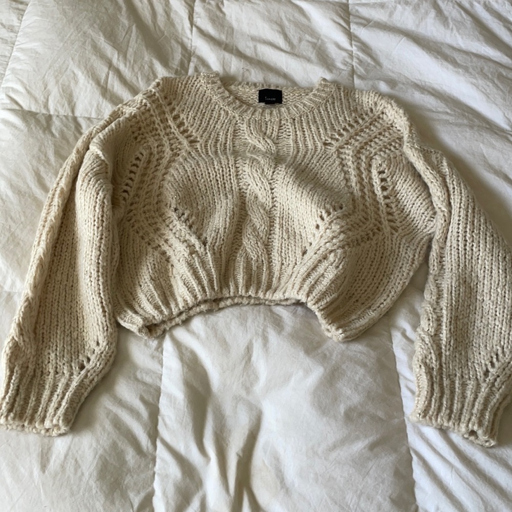 Cream Long Sleeve Sweater